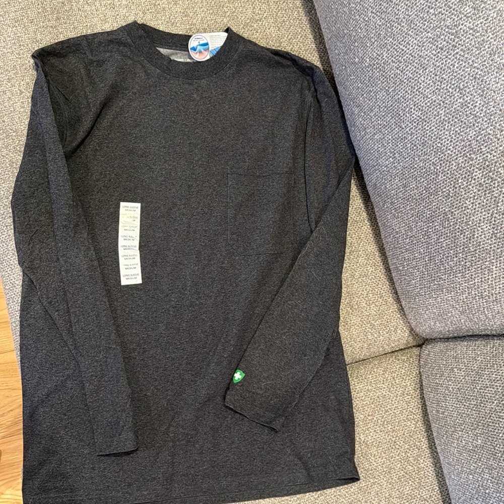 Insect Shield long sleeve men’s tee size M - dark gray - NWT